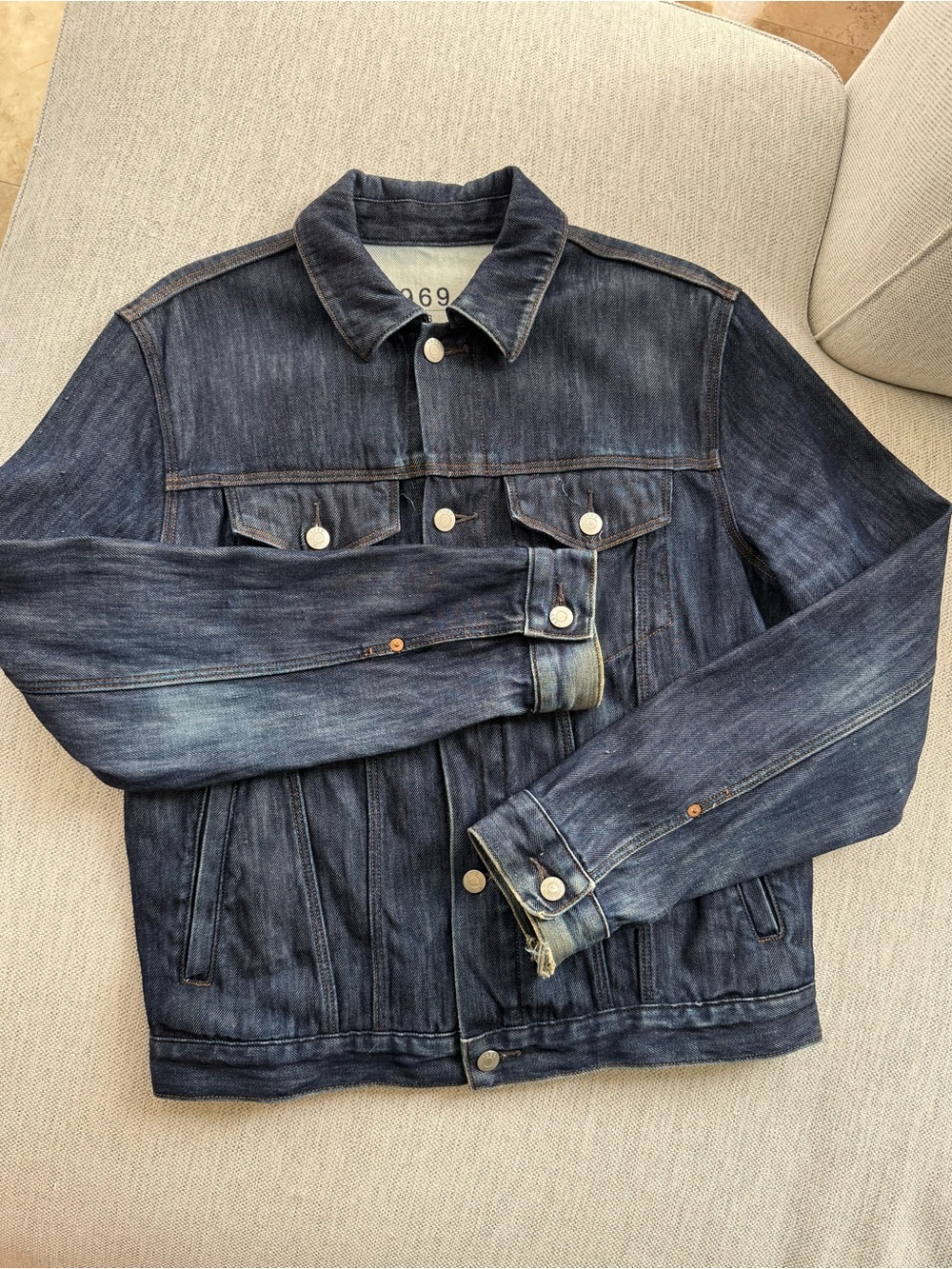 Vintage Gap 1969 Ringspun Rigid Denim Jacket